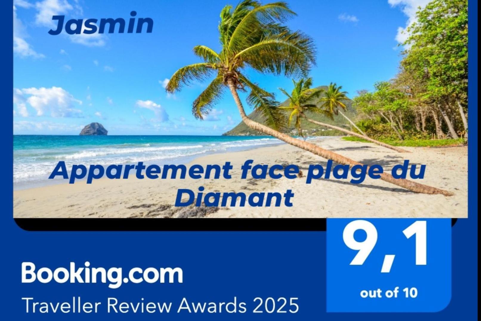 Jasmin - Appartement Face Plage Diamant Le Diamant Exterior foto